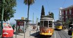 Lissabon. Se Lissabons gader fra en Hop-on Hop-off bus. Læserfoto: Tove Nielsen 