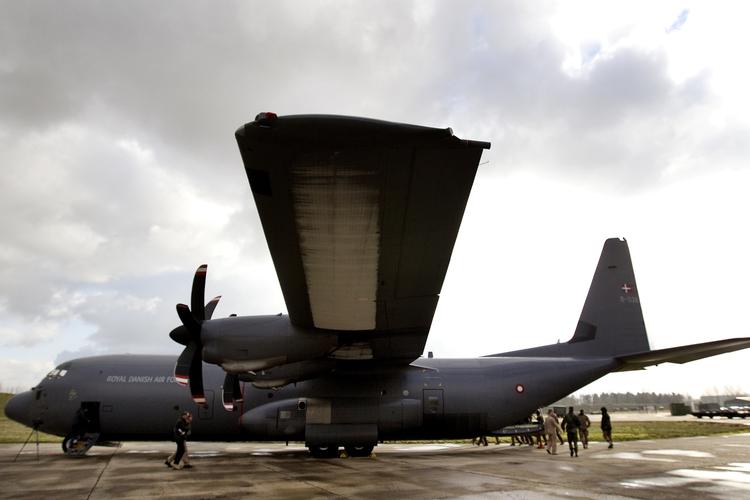 Hercules. FN-indsatsen bliver med deltagelse af et dansk Hercules-fly. 