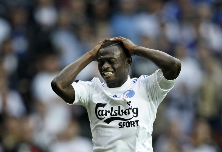 Afgørende. FCKs Igor Vetokele sørgede med sit enlige mål for at FCK nu kan se frem til sin niende pokalfinale. 
