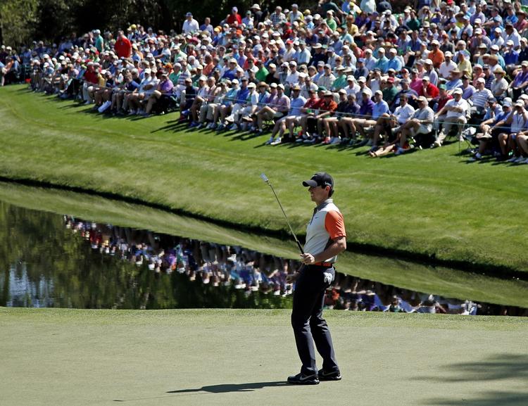 favorit. Nordirske Rory McIlroy kom hæderligt fra start i årets US Masters. Og i Tiger Woods fravær er han en af favoritterne til slutsejr. 