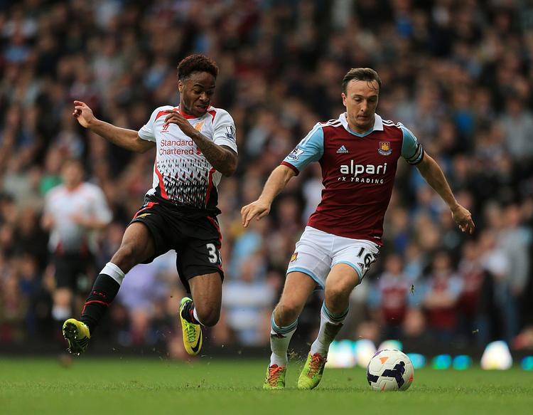 super-energisk. West Hams Mark Noble har løbet, hvad der svarer til ni maratonløb i sæsonens kampe frem til nu. 