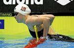REKORD. I 50 meter rygcrawl i Eindhoven satte Mie Ø. Nielsen nordisk rekord i semifinalen, men blev besejret i finalen. 