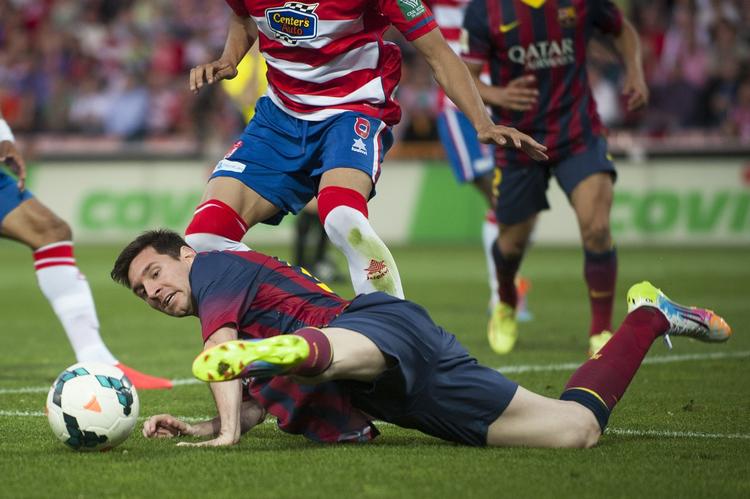 Nederlag. Lionel Messi var endnu en gang en skuffelse hos Barcelona. 