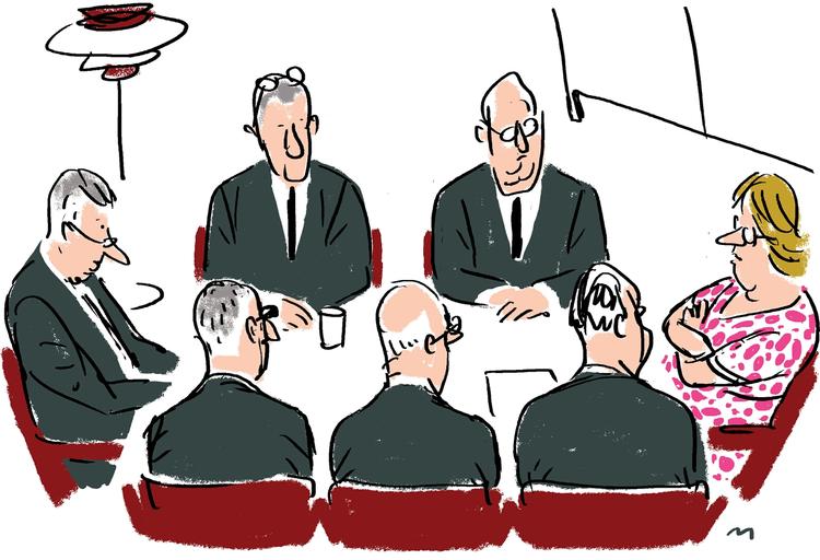 Tegning: Mette Dreyer. 