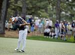 FØRING. Under tredje runde af årets Masters stod Thomas Bjørn på et tidspunkt øverst på scoreboardet, men han starter sidste runde tre slag efter de førende. 