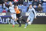 AFSTAND. En sikker 3-1-sejr til blåklædte Randers FC gav lidt luft til nedrykningsstregen. 