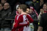 MATCHVINDER. For fjerde gang på en måned scorede Lukas Spalvis to mål i samme kamp. 
