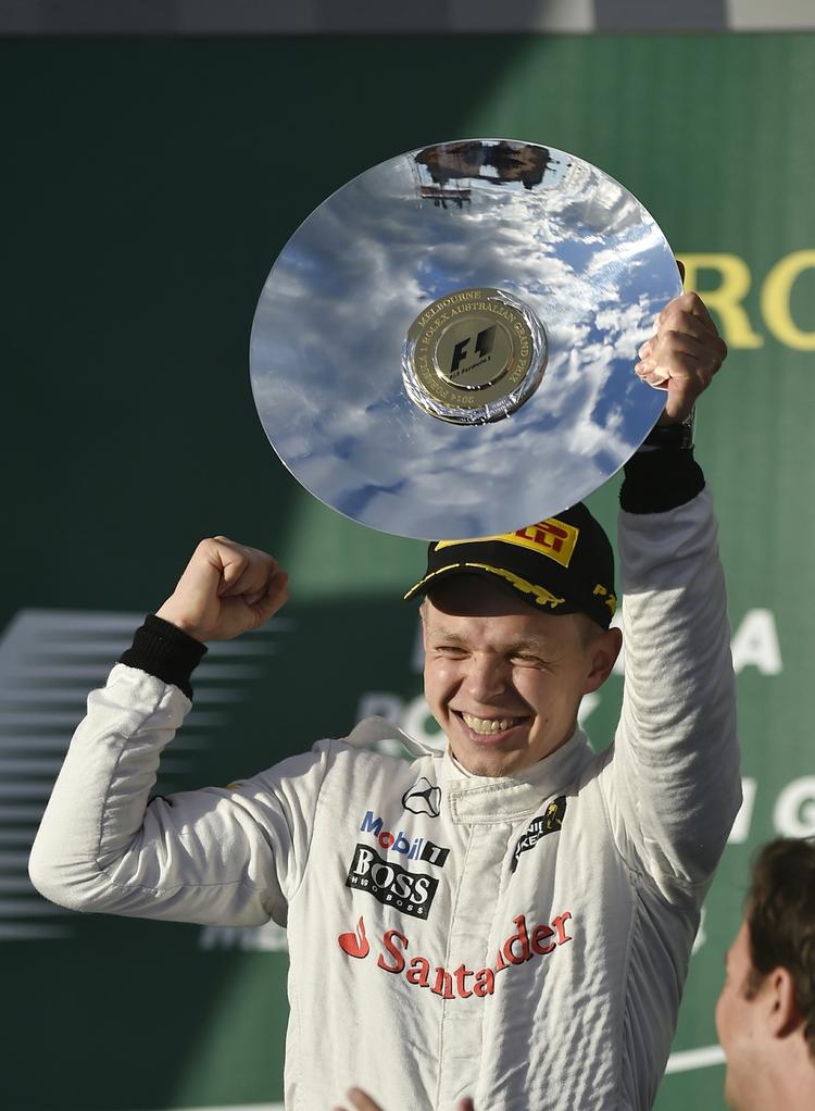 Debut. Siden andenpladsen i Melbourne er det blevet til en 8.-plads i Malaysia for Magnussen, der senest udgik i Bahrain. 