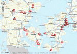 ufordringer. Særlige vejstrækninger i Danmark ventes at blive nærmest overbelastet i påsken. Det gælder især tre motorvejsstrækninger, hvor der arbejdes på at udvide kapaciteten. Grafik: Vejdirektoratet 