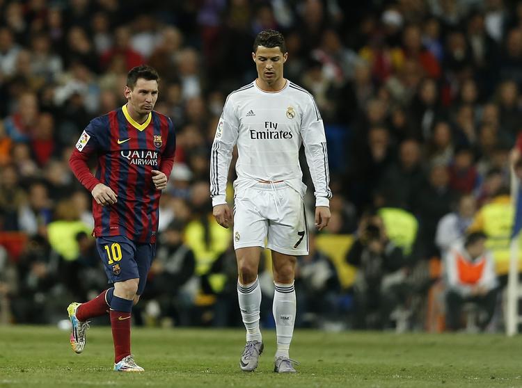 Nederlag. For tre en halv uge siden var Ronaldo med til at tabe 4-3 i Madrid til Barcelona. 