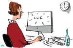 Luk. Det vil give langt større forudsigelighed, hvis man vidste, at man lukkede ned hver dag kl. 17. Tegning: Mette Dreyer. 
