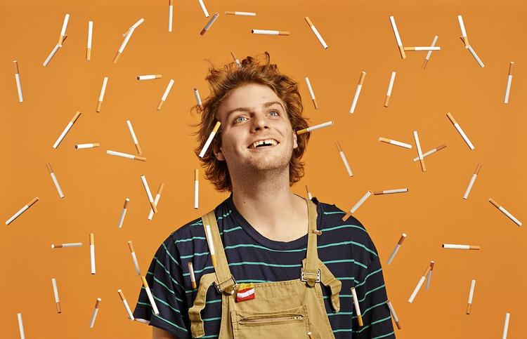 Fjollehoved. Som det fremgår af billedet er Mac DeMarco stadig fuld af gøgl og narrestreger, men hans nye album viser, at han er modnet som sangskriver. PR-foto. 