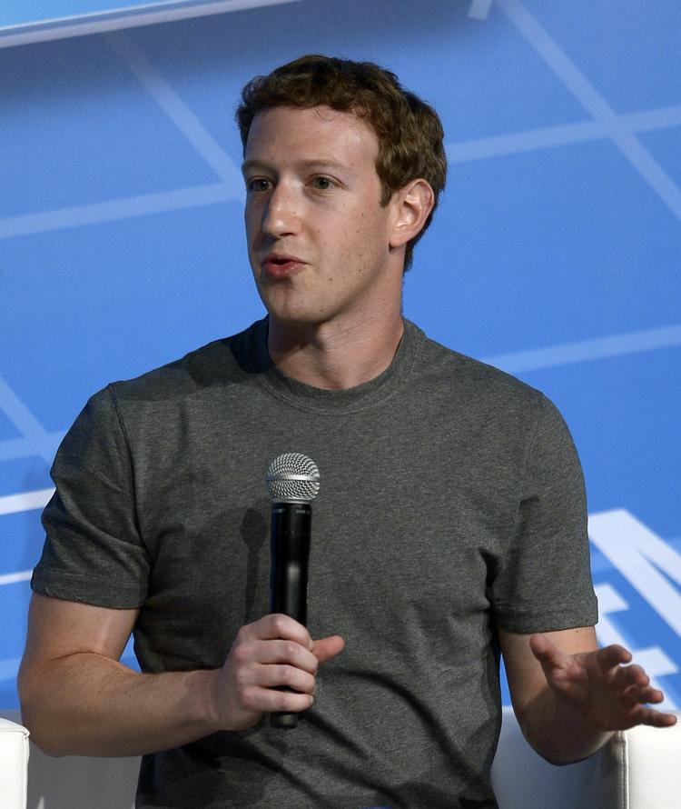 stærkt. Mark Zuckerberg er glad for sin virksomhed, som han beskriver som »stærk og voksende«. 