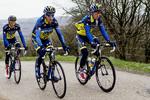 dansk. Nicki Sørensen (midt) skal ikke med til Giroen, mens Chris Anker Sørensen (th) er med i den italienske rundtur. 