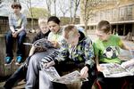 Populær. De fem drenge, Politiken spurgte, var alle ret vilde med Berlingskes nye børneavis. 