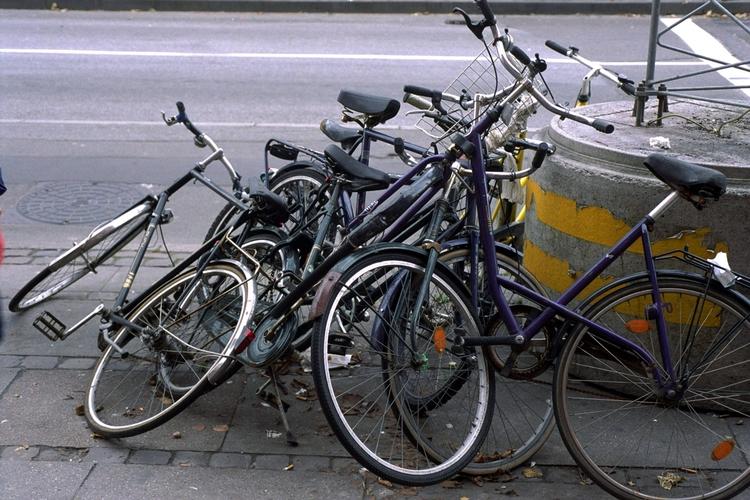 Jernheste. Der er brug for flere cykelparkeringspladser i København. K foreslår at oprette dem på kørebanen ved vejkryds. 