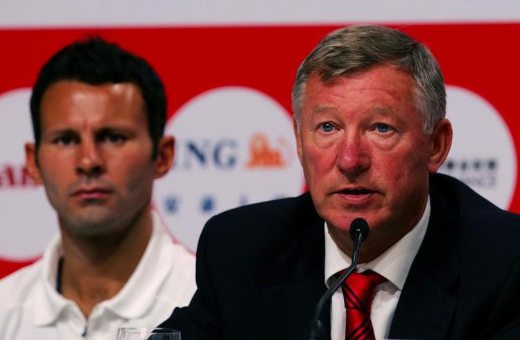 samspil. Sir Alex Ferguson (th) var med til at opdage en ung Ryan Giggs (tv), som nu er midlertidig manager for Manchester United. 