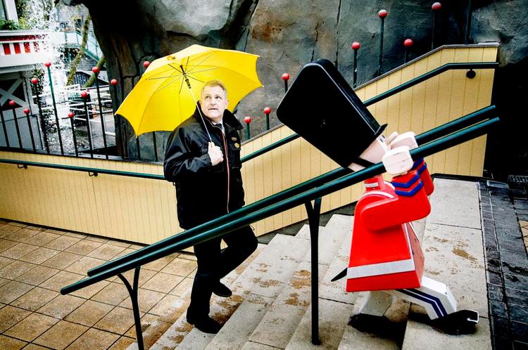 Vådt. Efter skybruddet i 2011 bliver Tivolis underdirektør altid en smule nervøs, når vejrudsigten forudser regn over København. 