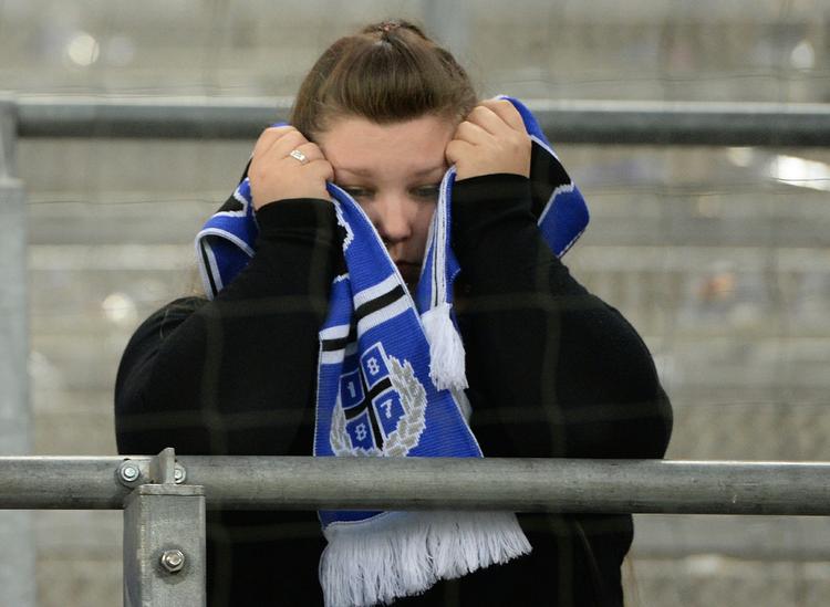 NEDRYKNINGSFARE. Hamburger SV har aldrig været ude af Bundesligaen, men nu er risikoen overhængende. 