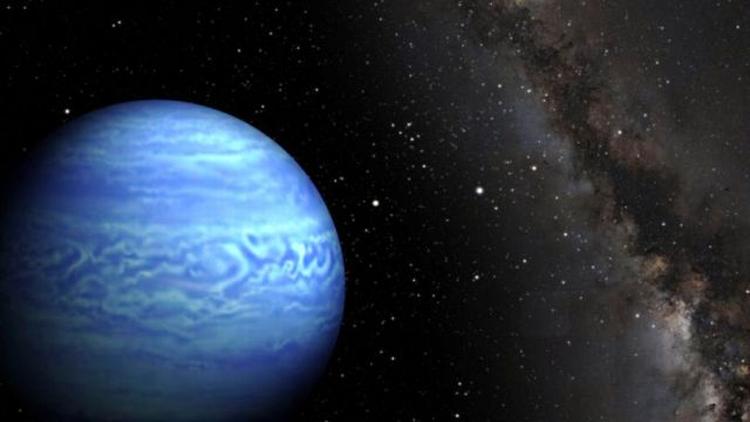 NASAFUND. Sådan forestiller Nasa sig, at den fundne brune dværg kan se ud. Solen er den klare stjerne lige til højre. 