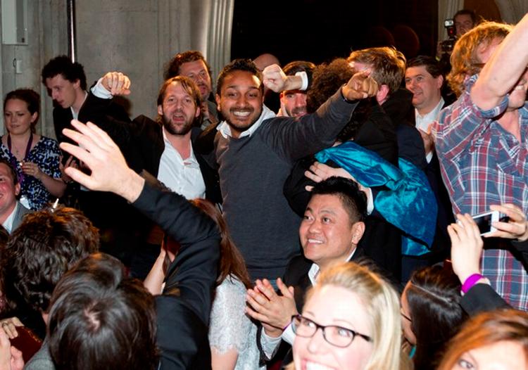 Sejr. René Redzepi og Noma-holdet jublede, da deres restaurant igen vandt prisen som verdens bedste restaurant. 