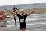 Præstation. I DR-dokumentaren 'De angste børn' skal tre børn overvinde deres angst ved at konfrontere den direkte. Billedet her er fra et tidligere afholdt triatlon for børn på Amager Strand. 
