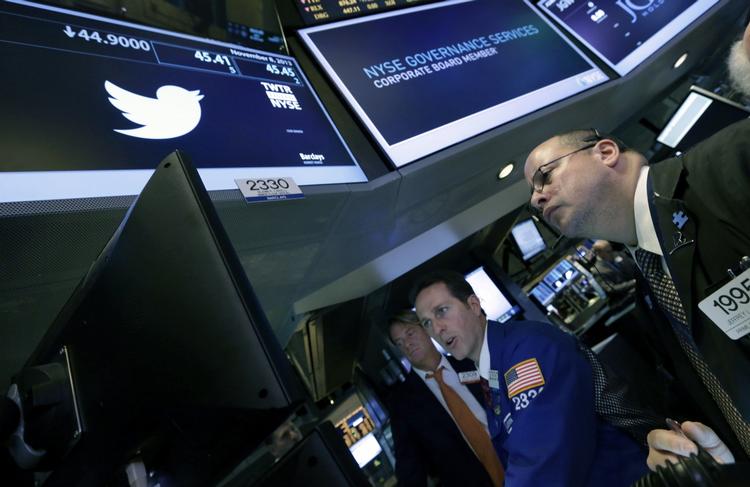 nedtur. Twitter blev børsnoteret under stor mediebevågenhed i november, men siden begyndelsen af 2014 er aktien faldet med over 30 procent. 