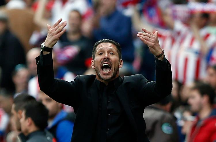 HÅRD. Diego Simeone hungrer efter det spanske mesterskab og Champions League-pokalen. 