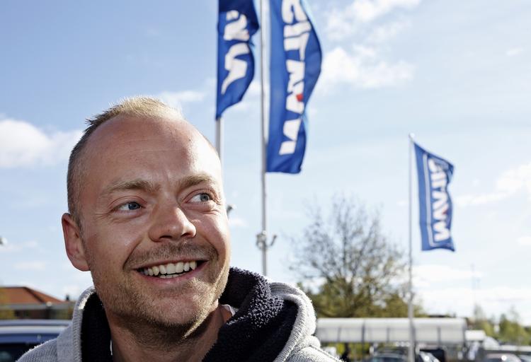 PASSÉ. 1. maj er passé, mener tømrer Michael Hansen. 