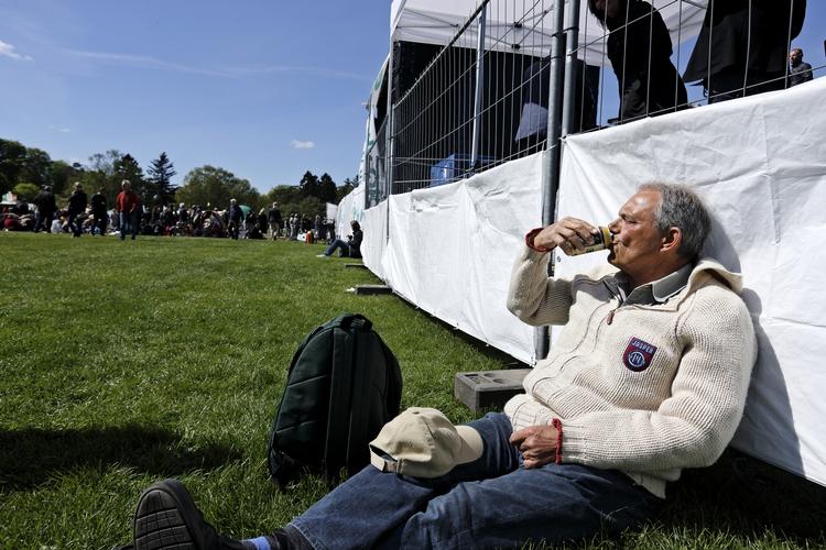 Nybegynder. Carsten Ree var taget i Fælledparken for at opleve arbejdernes kampdag for første gang. 