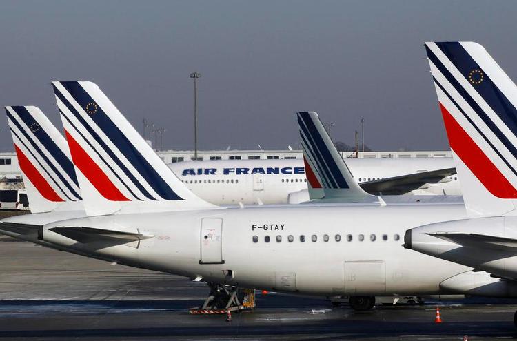 stilstand. Mange Air France-fly kan blive stående på jorden, hvis en planlagt strejke får sit fulde omfang. 