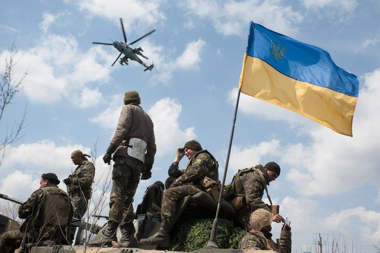 INDSATS. Den ukrainske hærs operationer mod prorussiske militser serveres i russiske medier med beretninger om udenlandske forstærkninger. 