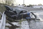 RESULTATET. Sådan så Petter Northugs bil ud efter weekendens uheld. 