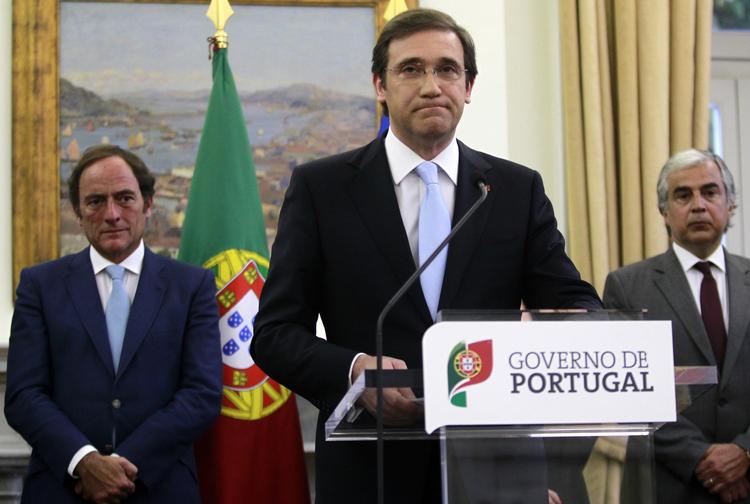 farvel. Portugals regeringschef, Passos Coelho, offentliggjorde i går beslutningen om at pakke det økonomiske sikkerhedsnet sammen. 