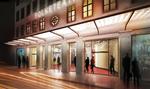 FACADELØFT. Renoveringen af Folketeatret i Nørregade i København forventes at være færdigt i 2015 med denne nye, åbne facade. 