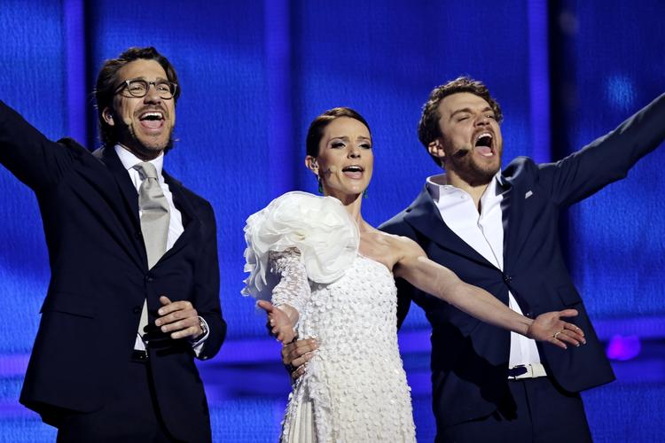 GOODEVENINGEUROPE. Nikolaj Koppel, Lise Rønne og Pilou Asbæk er værter ved det store popslag. 