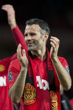 afsked? Manchester Uniteds midlertidige manager, Ryan Giggs, skiftede sig selv ind i sæsonens sidste hjemmekamp mod Hull. 