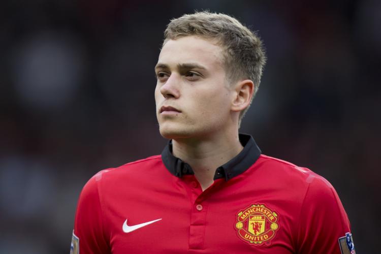 målscorer. Der var ikke den store nervøsitet at spore, da 18-årige  James Wilson debuterede for Manchester United. 