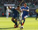sandwich. Swansea lille kreatør, Pablo Hernandez (midt), har vist et så fantastisk blik for spillet og medspillernes løb i sæsonen, at spanieren topper assist-listen. 