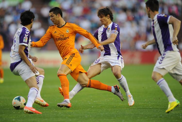 Udgået. Ronaldo fik blot nu minutter mod Valladolid. 