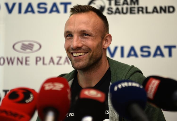 kassekamp. Mikkel Kessler annoncerede i går på et pressemøde sin tilbagevenden til ringen. 
