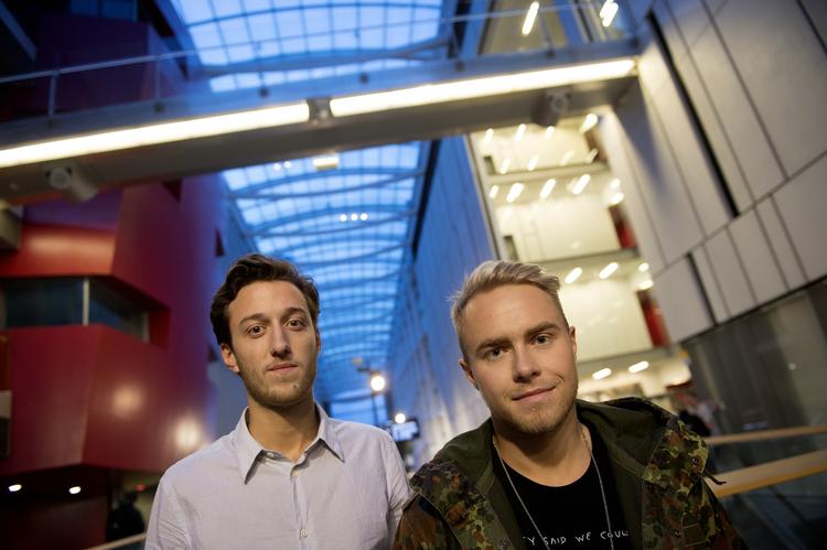 TV. Drengene fra Monte Carlo (billedet) er DR3's mere eller mindre officielle frontfigurer. 