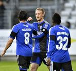 COMEBACK. Efter 14 minutter på banen scorede Nicolai Jørgensen sit første mål i Superligaen siden 1. december. 