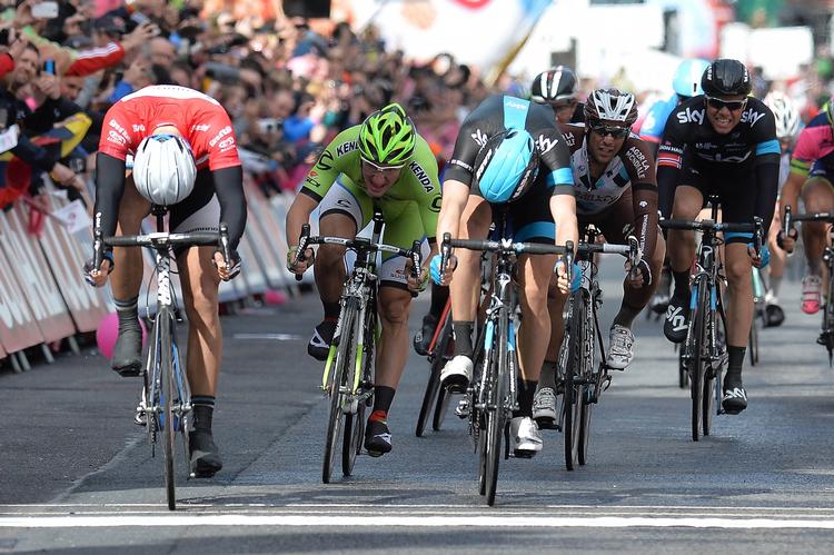 Vinder. Den 26-årige tysker Marcel Kittel (Giant-Shimano) viste for anden dag i træk, at han er den ypperste blandt sprinterne i det aktuelle Giro d’Italia-felt. 