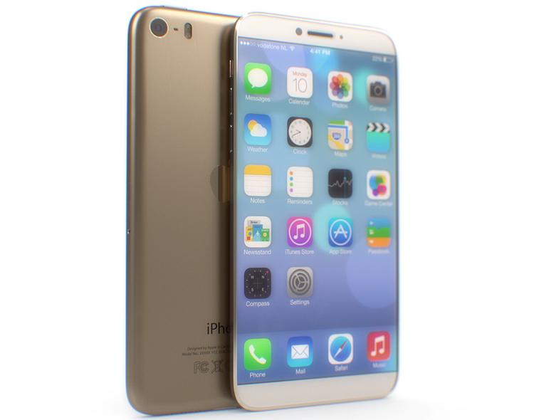 SMART. De mange rygter om iPhone 6 overgås kun af de mange gæt på, hvordan den kommer til at se ud. Her er et gæt fra en af de mere populære amatørdesignere på nettet, Martin Hajek. (Foto/Mock-up: Martin Hajek) 