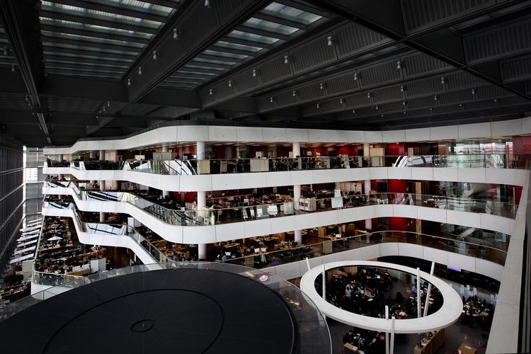 Mediecenter. Et nyt stort mediecenter er på vej til Bergen. Her ses DR-bygningen i København. 