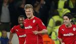 Jubel. Andreas Cornelius var skadet i flere perioder i Cardiff og fik aldrig rigtig mulighed for at vise, hvad han kan. 