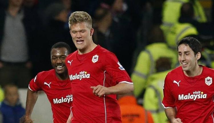 Jubel. Andreas Cornelius var skadet i flere perioder i Cardiff og fik aldrig rigtig mulighed for at vise, hvad han kan. 