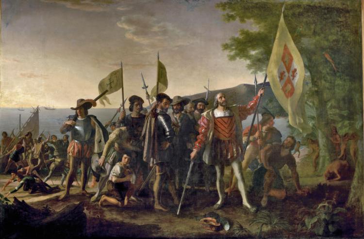 Opdagelse. Dykkere mener, at de har fundet Columbus' flagskib Santa Maria, der bragte eventyreren til Amerika i 1492. Billede af John Vanderlyn (1775-1875) 