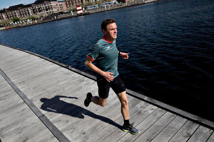 Præcis. Flemming Andersen skal være fartholder ved det forestående Copenhagen Marathon. 